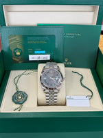 Load image into Gallery viewer, Rolex Datejust 41mm Wimbledon Dial Stainless Steel Jubilee - 126334
