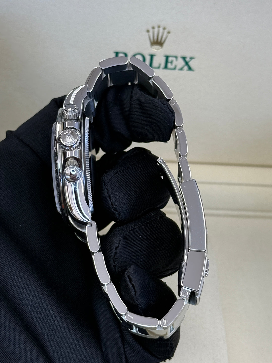 Rolex Daytona 40mm Stainless Steel Oyster Black Ceramic Bezel Panda Dial - 126500LN