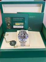 Load image into Gallery viewer, Rolex GMT-Master II 40mm Batgirl Stainless Steel Jubilee - 126710BLNR
