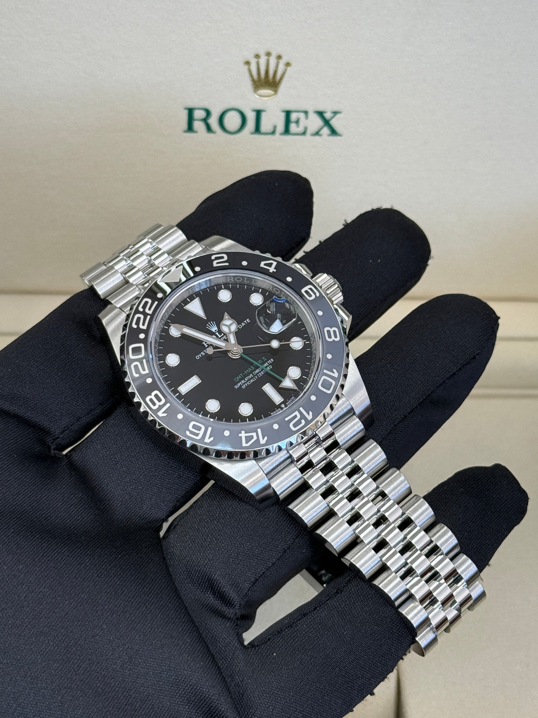Rolex GMT-Master II 40mm 'Bruce Wayne' Stainless Steel Jubilee - 126710GRNR