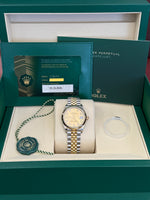 Load image into Gallery viewer, Rolex Datejust 31mm Two-Tone Yellow Fluted Jubilee Champagne Diamond Dial - 278273
