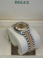 Load image into Gallery viewer, Rolex Datejust 31mm Two-Tone Yellow Fluted Jubilee Champagne Diamond Dial - 278273

