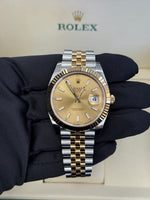 Load image into Gallery viewer, Rolex Datejust 41mm Two-Tone Yellow Jubilee Champagne Stick Dial
