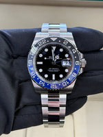 Load image into Gallery viewer, Rolex GMT Master II 'Batman' Stainless Steel Oyster
