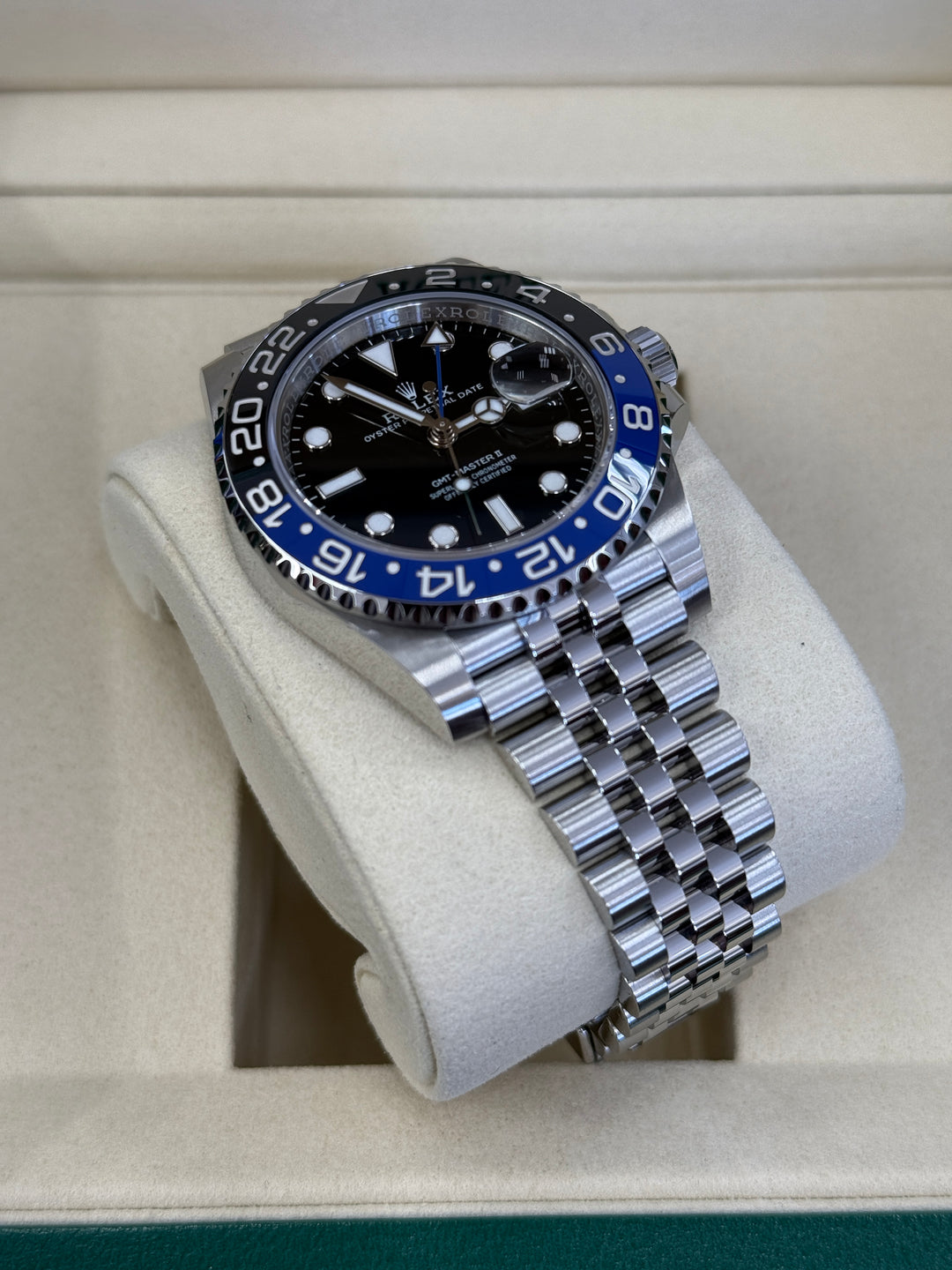 Rolex GMT Master II 'Batgirl' Stainless Steel Jubilee