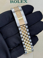 Load image into Gallery viewer, Rolex Datejust 41mm Two-Tone Yellow Fluted Jubilee Black Index Dial
