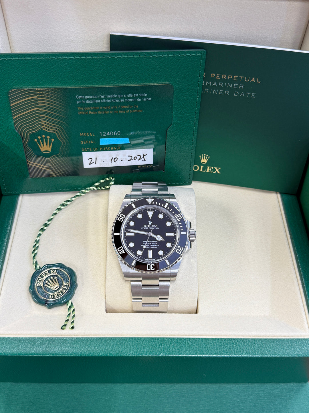 Rolex Submariner No Date Stainless Steel Oyster
