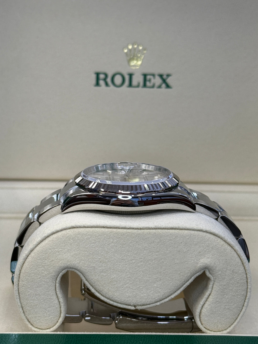 Rolex Datejust 36mm Stainless Steel Fluted Oyster Silver Index Dial - 126234