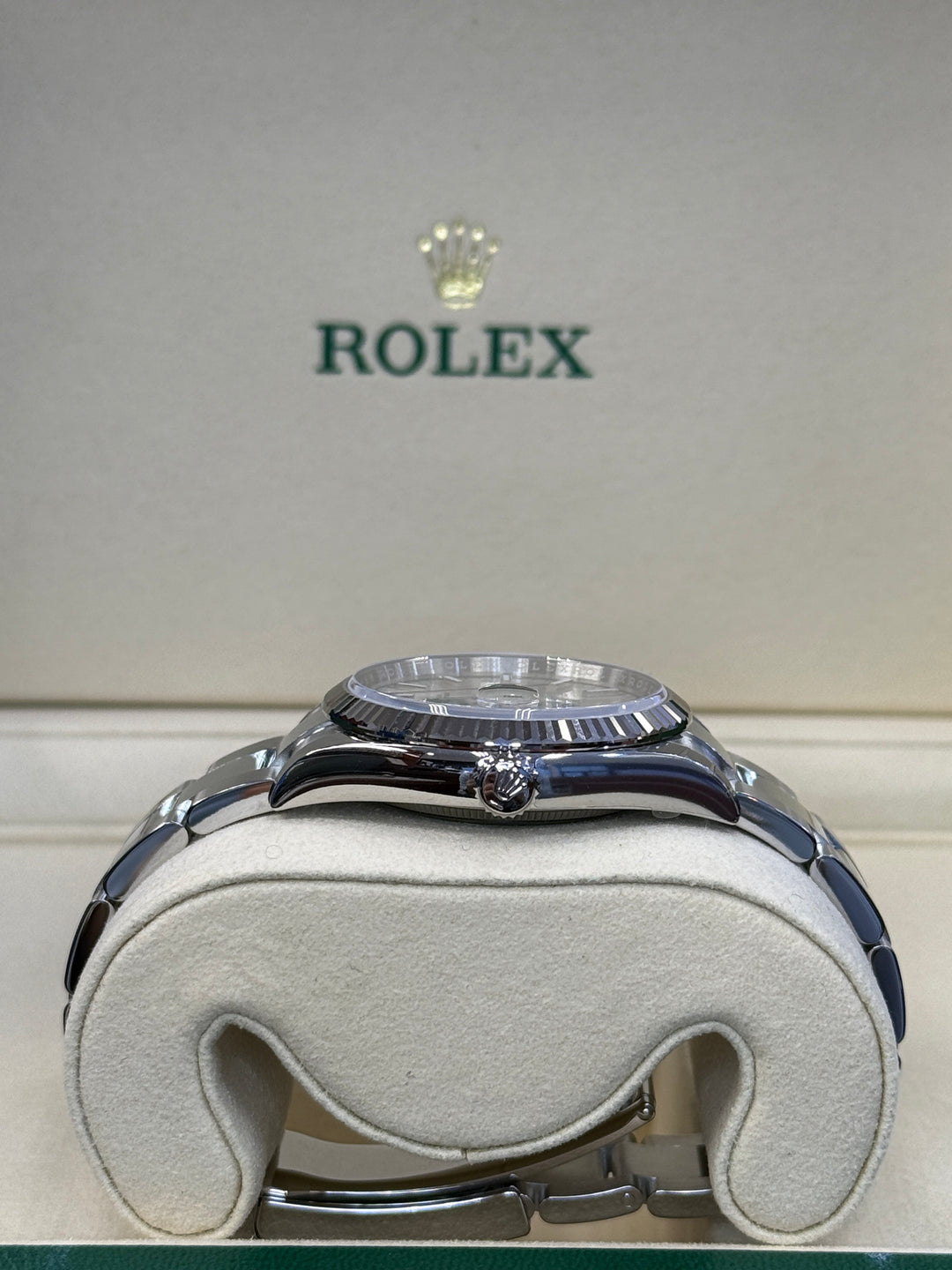 Rolex Datejust 36mm Stainless Steel Fluted Oyster Silver Index Dial - 126234