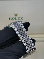 Load image into Gallery viewer, Rolex Datejust 41mm Stainless Steel Fluted Jubilee Mint Green Stick Dial - 126334
